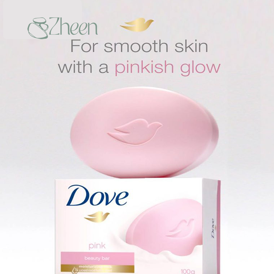 صابون کرمی گل رز و شیر مدل pink حجم 100گرم داو